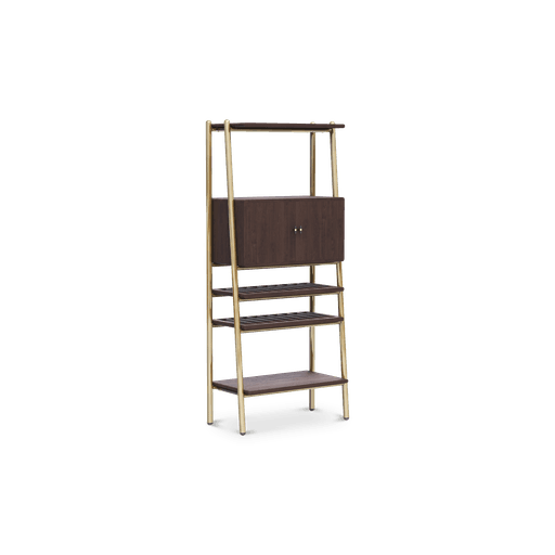 Moka Bookcase Bar Cabinet