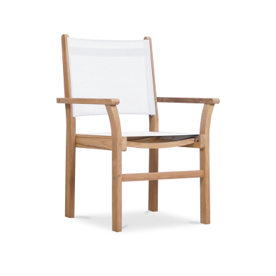 Captiva Stacking Chair - White