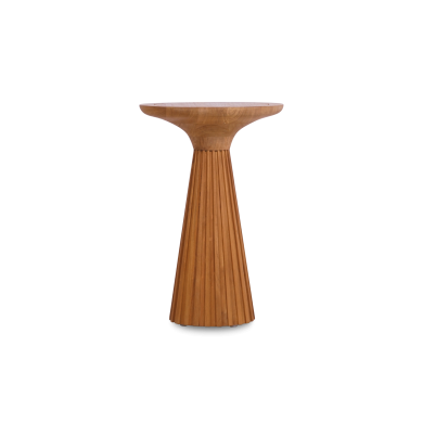 Pleat Tall Accent Table