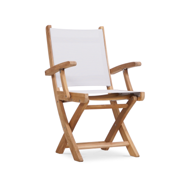 Sailmate Folding Armchair - White